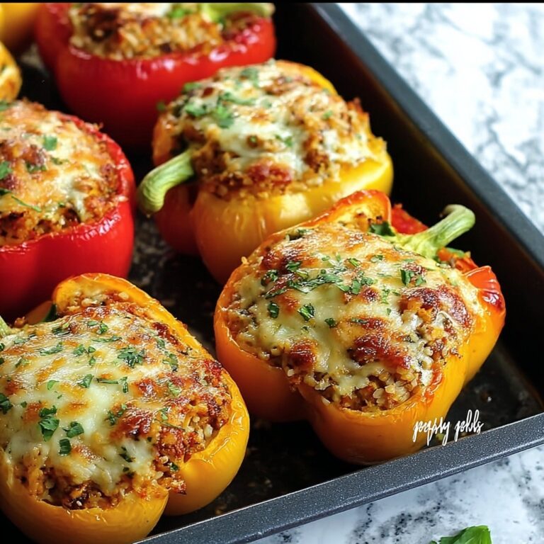 Irresistible Ricotta Stuffed Peppers with Tomato Sauce Recipe