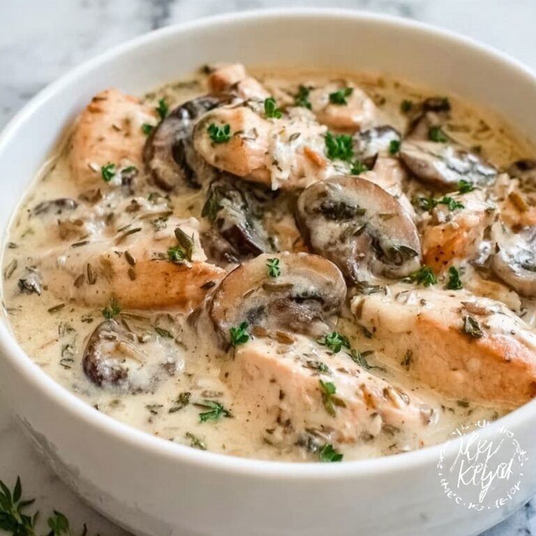 Creamy Mushroom Chicken and Wild Rice Soup Recipe
