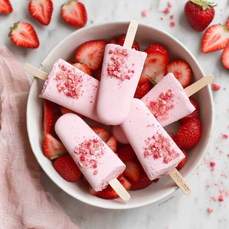 Vegan Strawberry Ice Cream Bars Recipe
