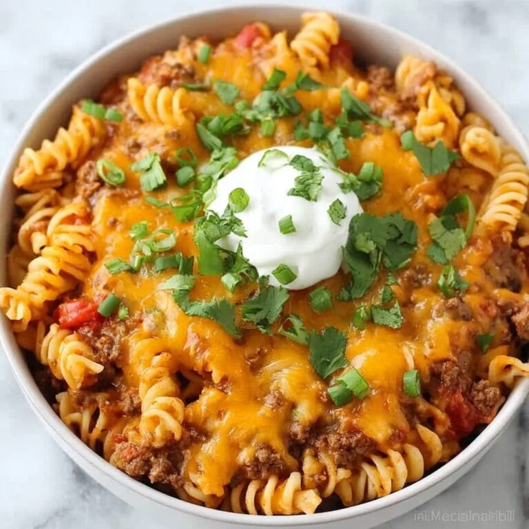 One Pot Beef Taco Pasta Recipe