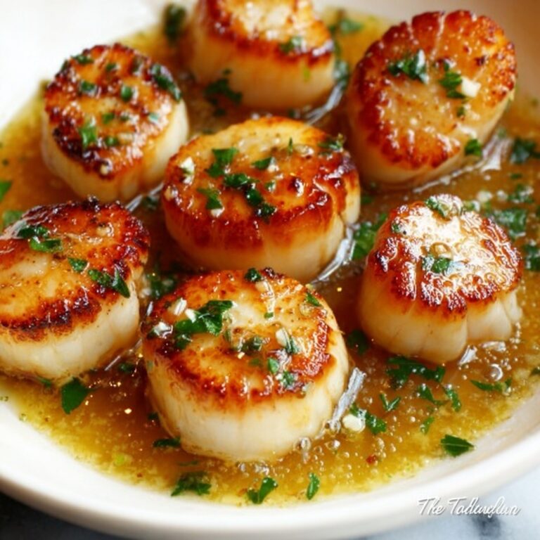 Lemon Garlic Scallops Recipe