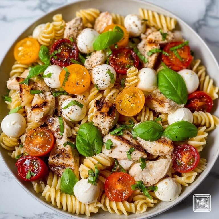 Delicious Chicken Caprese Pasta Salad for Quick Dinners Recipe