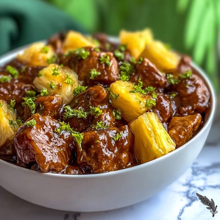 Crockpot Pineapple BBQ Chicken for Effortless Weeknight Feasts Recipe