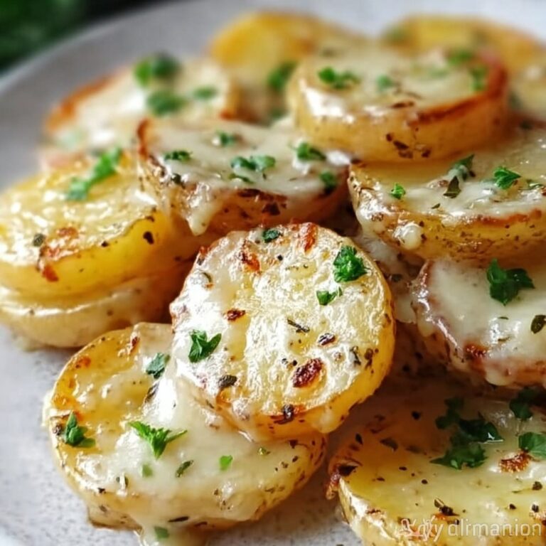 Creamy Garlic Sauce Baby Potatoes Recipe