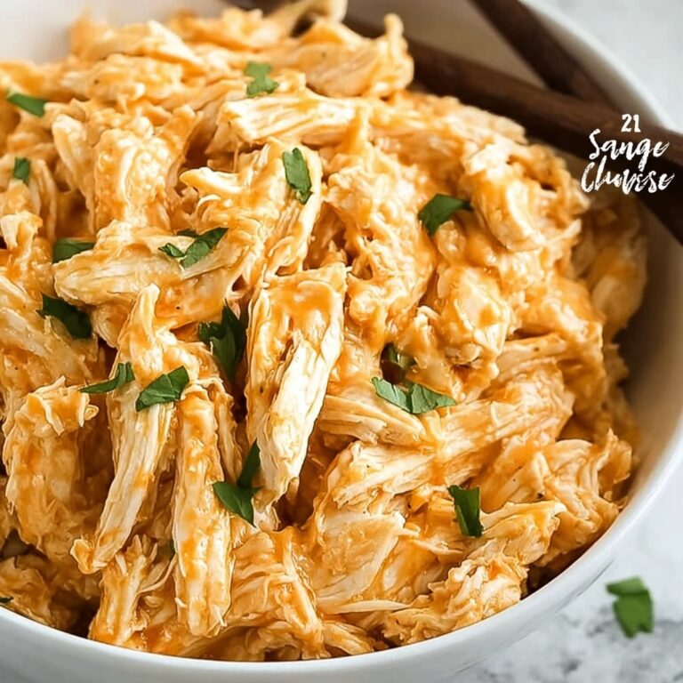 Slow Cooker Buffalo Chicken Sandwiches Recipe