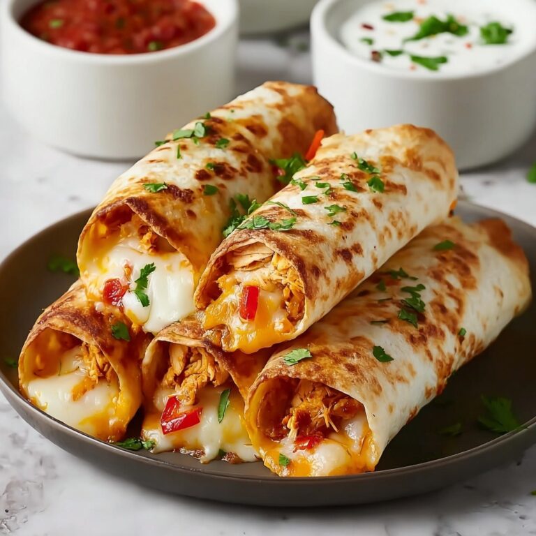 Baked Chicken Chimichangas: Easy and Delicious Recipe
