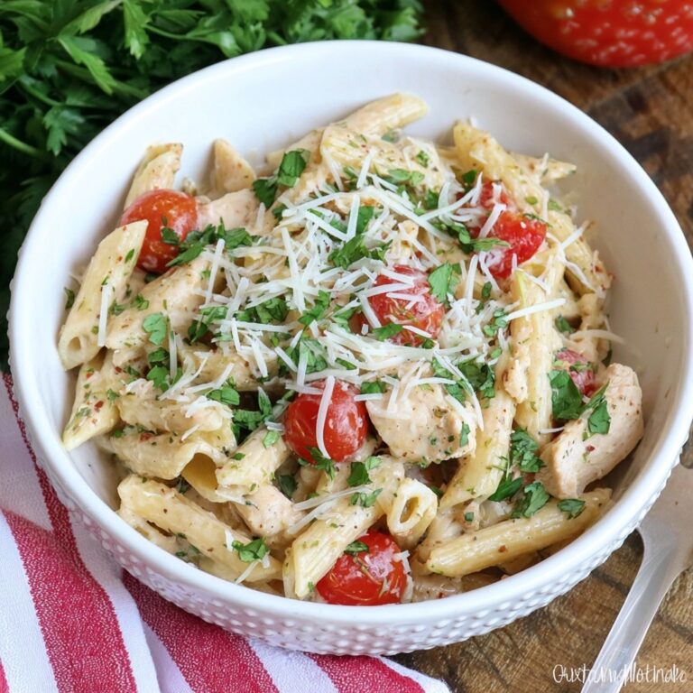 Baked Cajun Chicken Pasta with Boursin Cheese and Cherry Tomatoes Recipe
