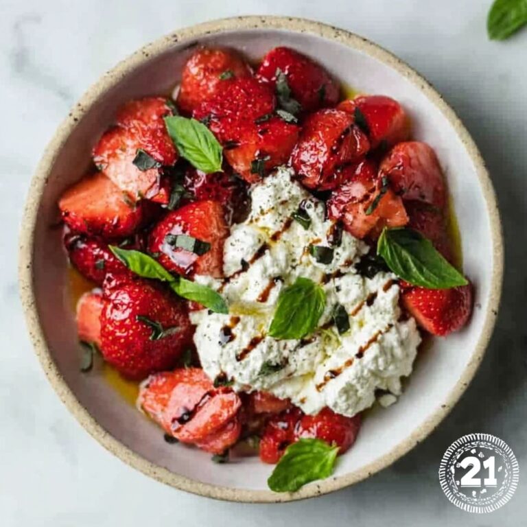 Whipped Feta with Roasted Strawberries Recipe