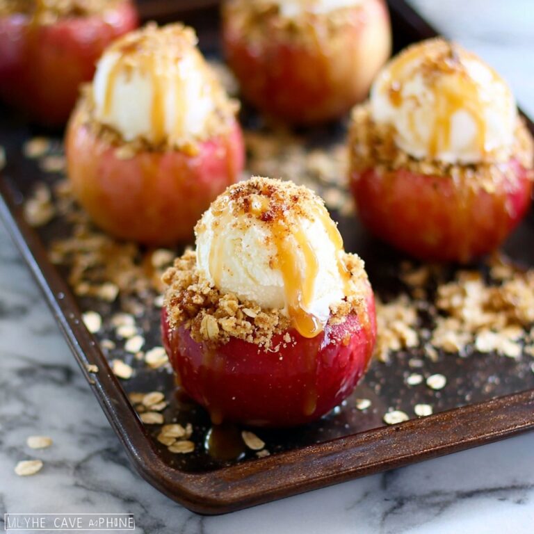 Apple Crisp Stuffed Baked Apples Recipe