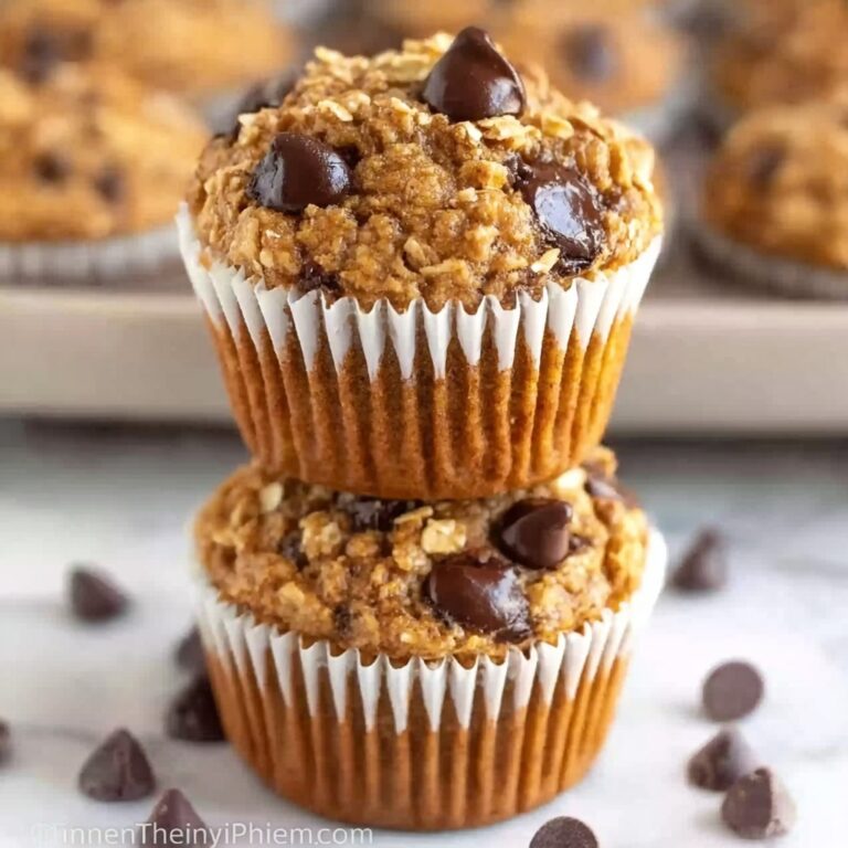 Oatmeal Chocolate Chip Muffins Recipe