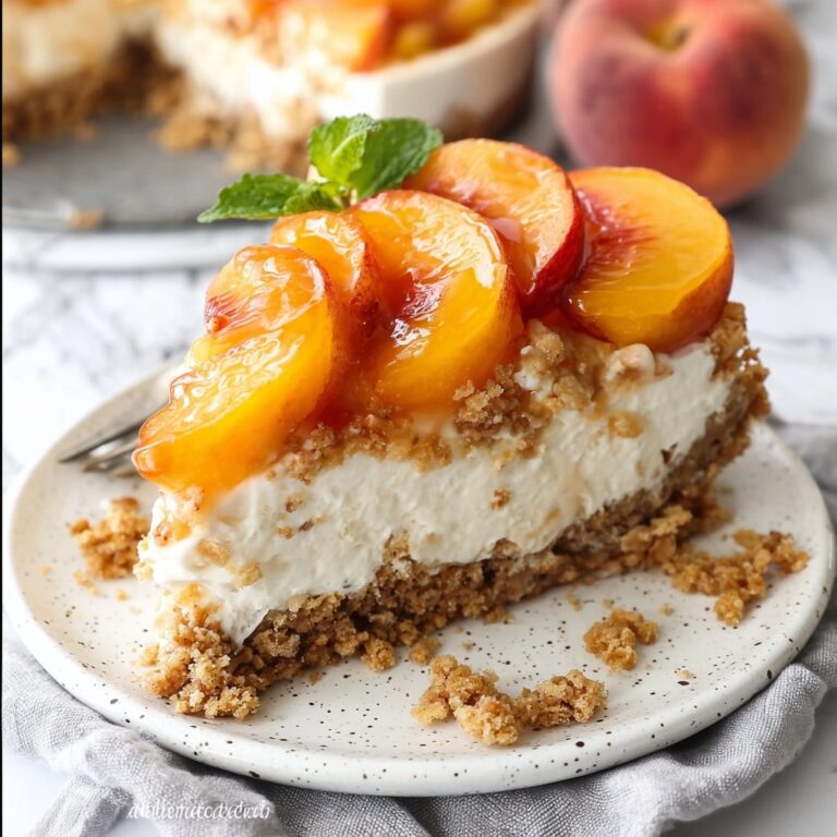 Peach Cobbler Cheesecake Recipe