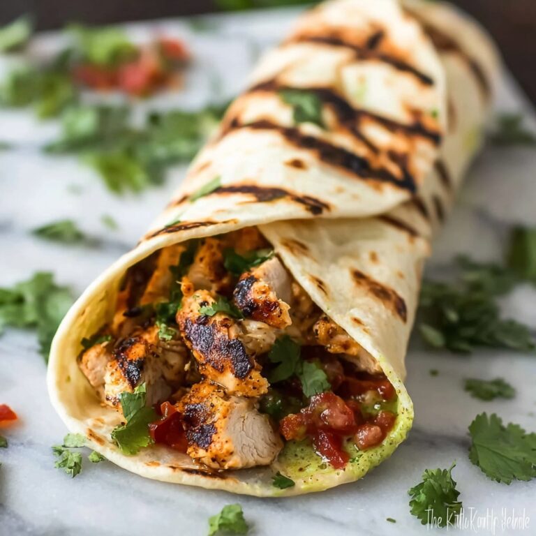 Chipotle Ranch Grilled Chicken Burrito Recipe