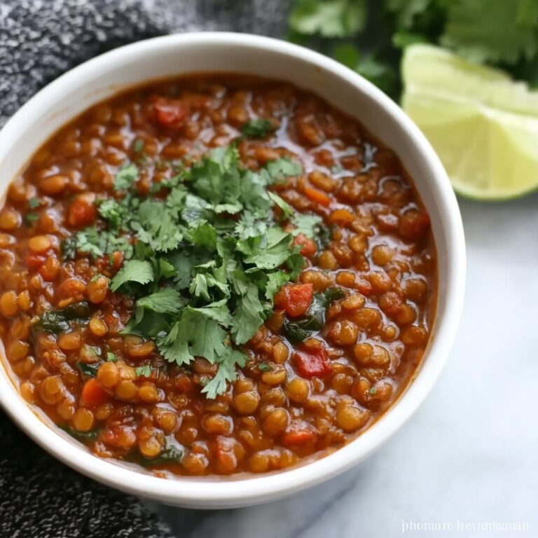 Healthy Lentil Curry Recipe