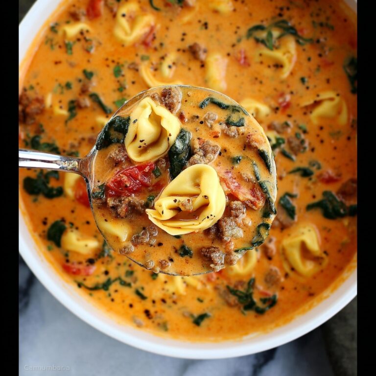 Creamy Sausage Tortellini Soup Recipe
