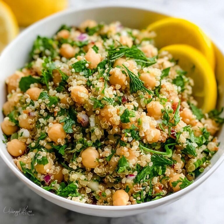 Lemon Herb Quinoa with Chickpeas Recipe