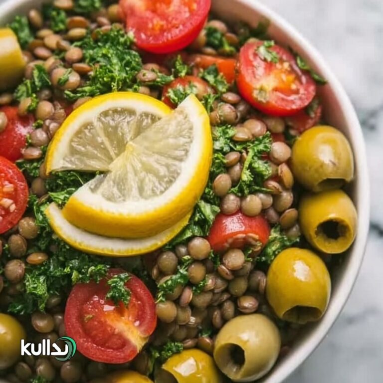 Lemon Pesto Lentil Salad Recipe