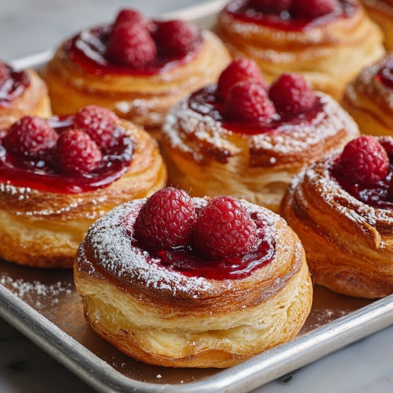 Raspberry Custard Buns Recipe