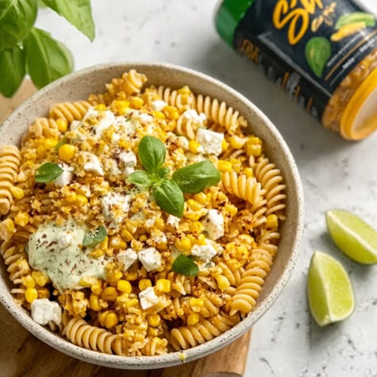 Creamy Street Corn Pasta Salad Recipe