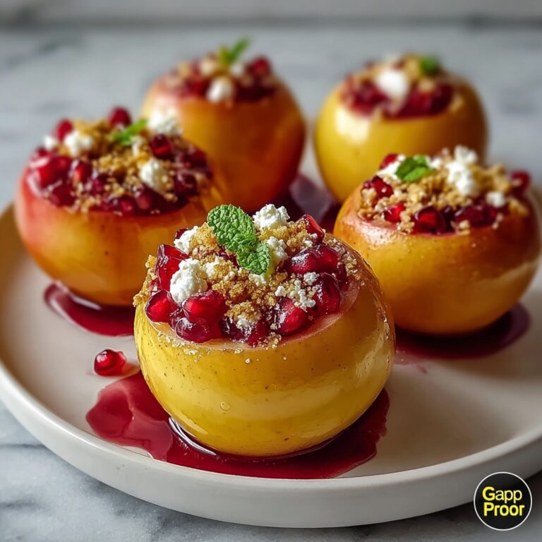 Baked Apples with Feta, Honey, and Cranberries for Cozy Nights Recipe