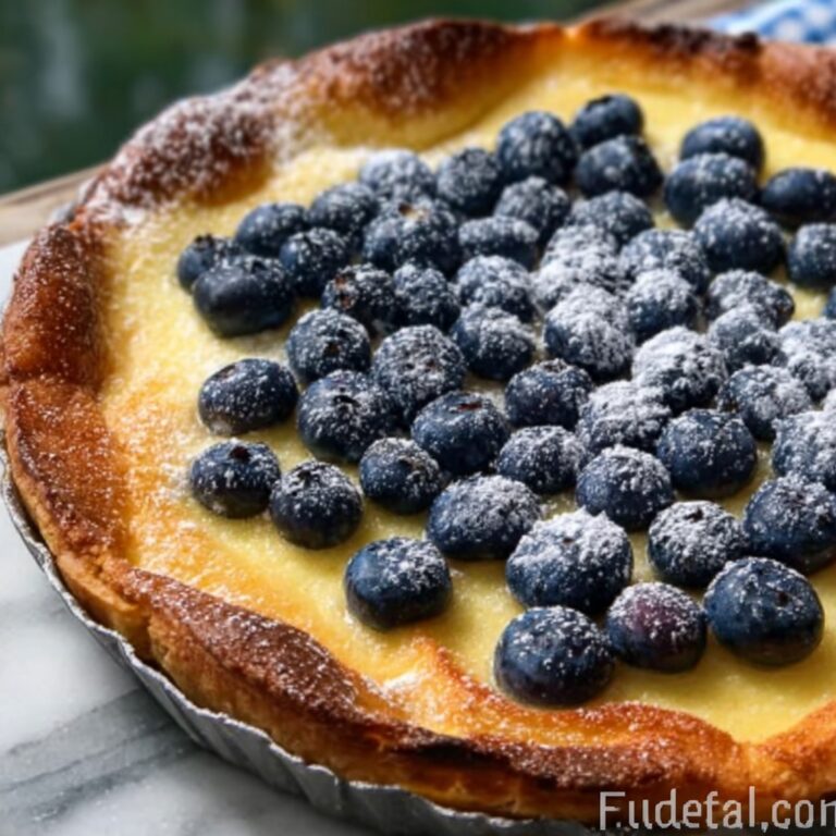 Blueberry Lemon Dutch Baby Recipe