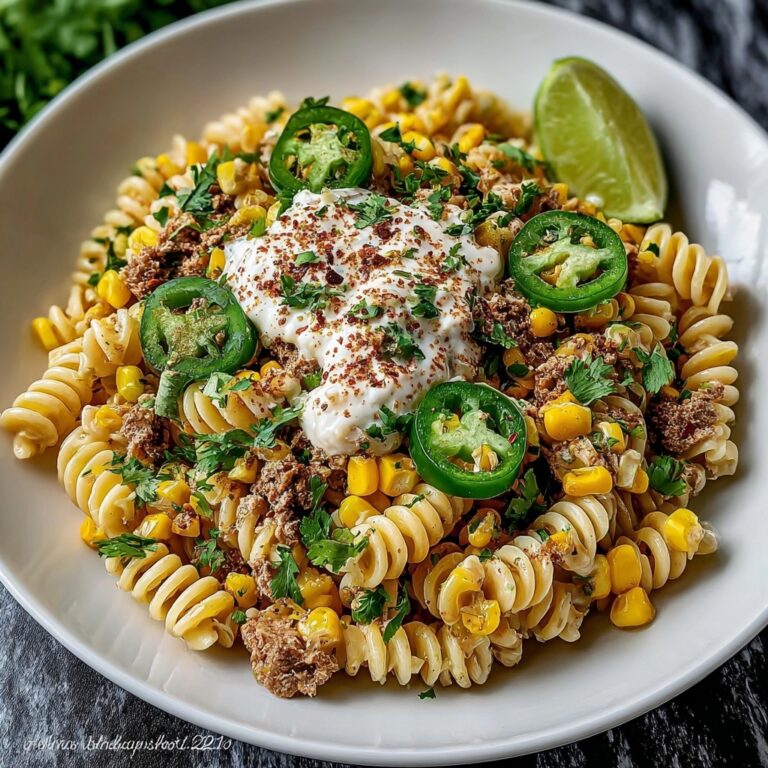 Mexican Street Corn Pasta Salad Recipe