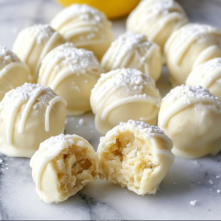 White Chocolate Lemon Truffles Recipe