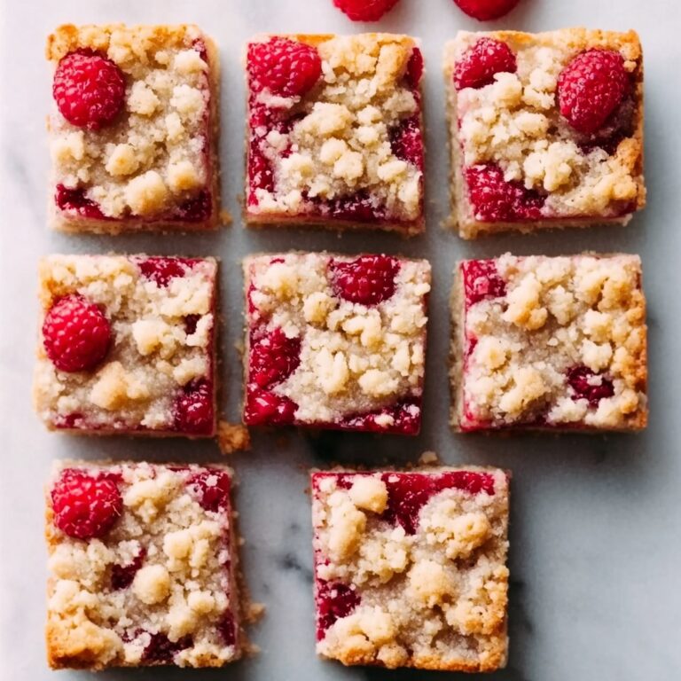 Raspberry Streusel Shortbread Bars Recipe