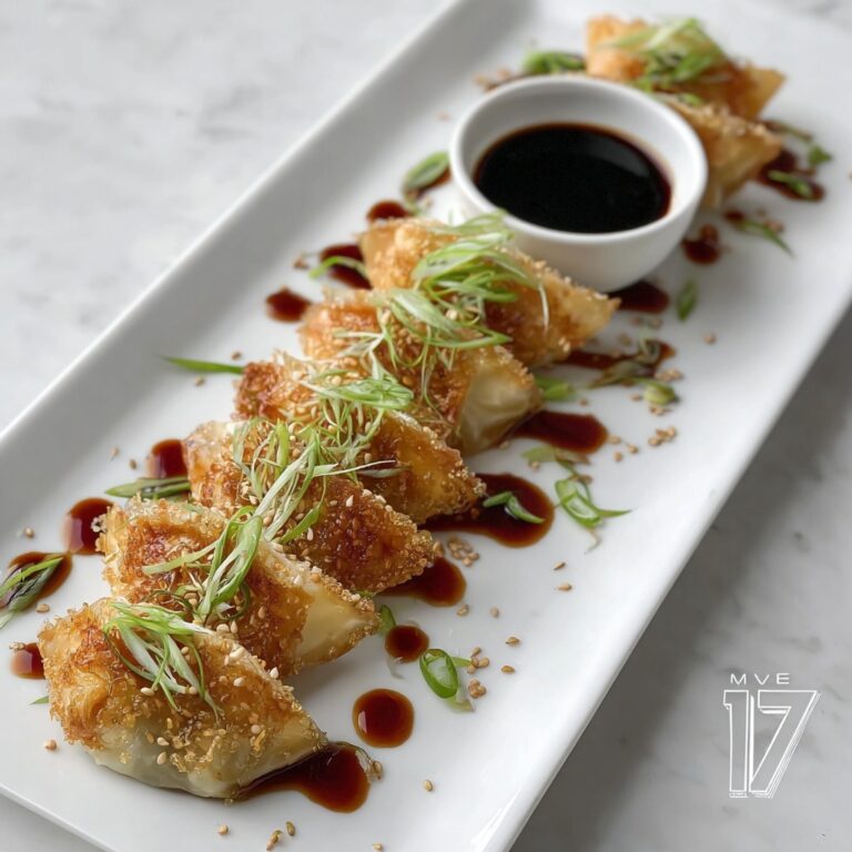 Crispy Cabbage Dumplings with Soy Dipping Sauce Recipe