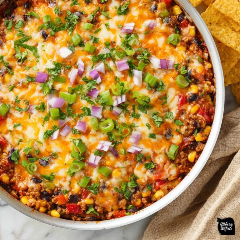 Cheesy Turkey Rice Taco Skillet Recipe