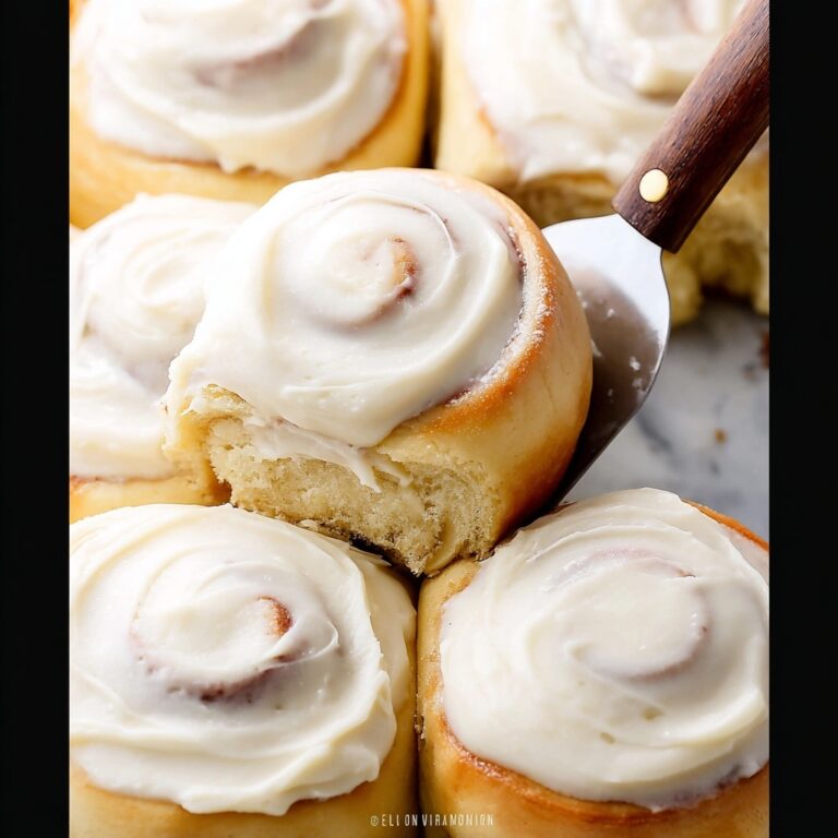 Homemade Cinnamon Rolls with Maple Cream Cheese Frosting Recipe