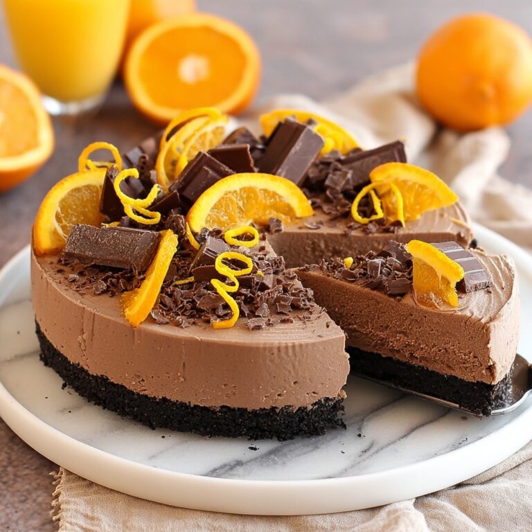 Chocolate Orange Vegan Cheesecake Recipe