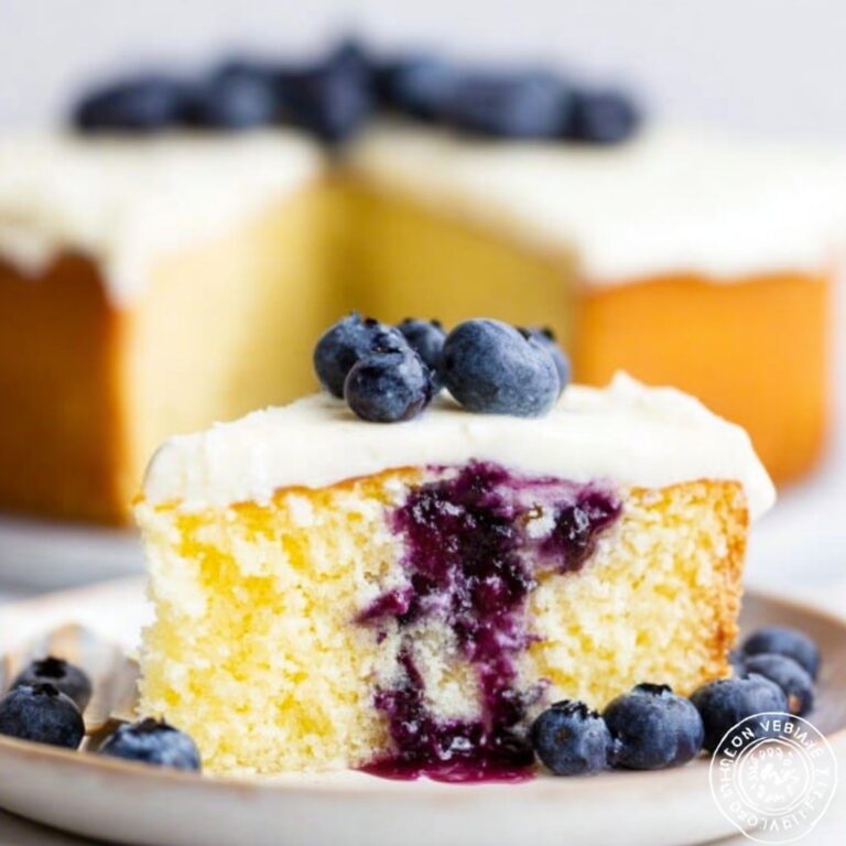 Blueberry Lemon Poke Cake Recipe