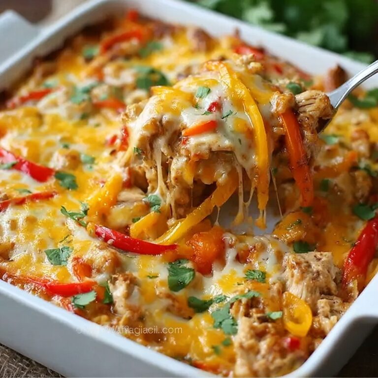 Fajita Chicken Casserole Recipe