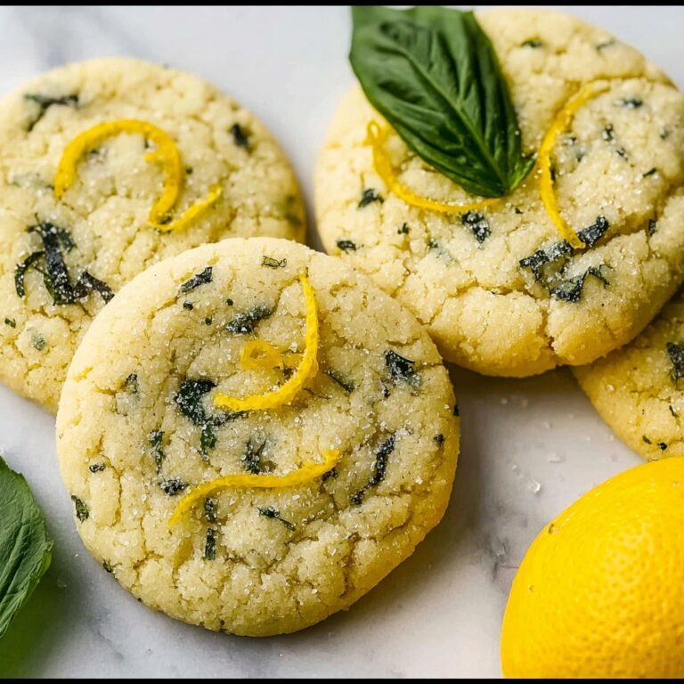Lemon Basil Sugar Cookies Recipe